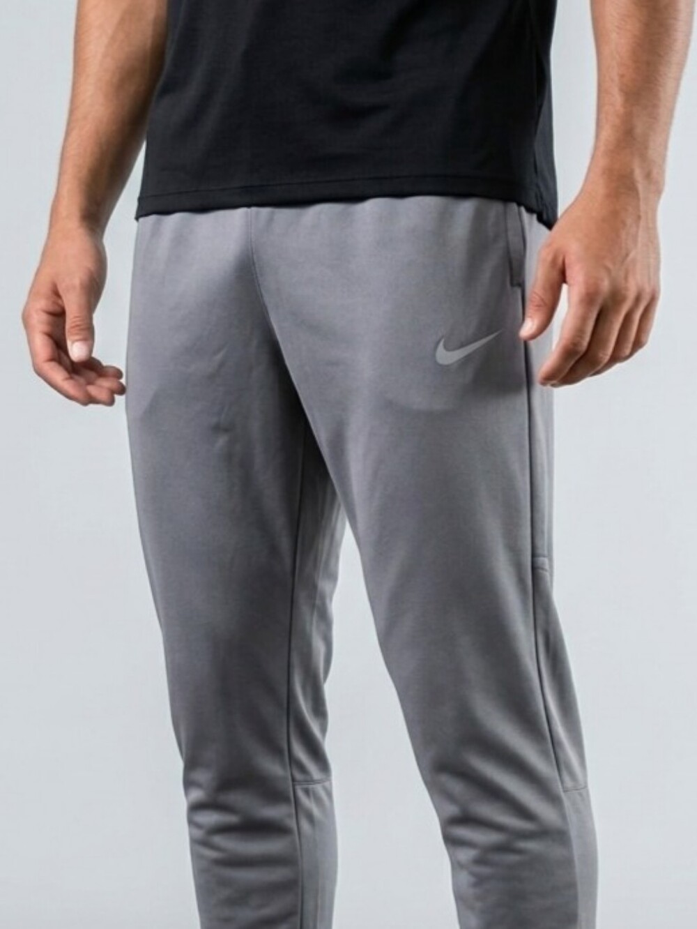 Nike Men's Dri-Fit Tapered Training Sweatpants - Gray (Size M) Joggers Athletics